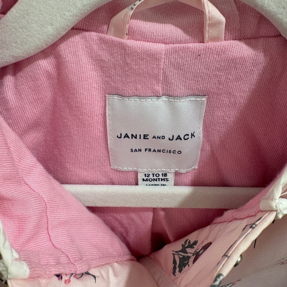 Janie and Jack Floral Raincoat - Picture 2 of 3